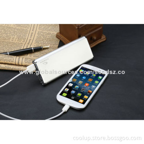Ultra-high Density External Battery Pack for iPad, 10,000mAh, Rechargeable Battery Backup